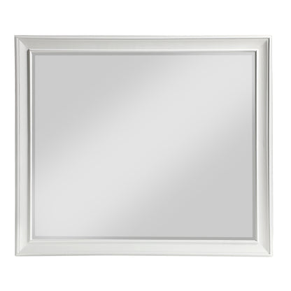 Homelegance Mackinac Dresser Mirror Bright White Finish 1454-6