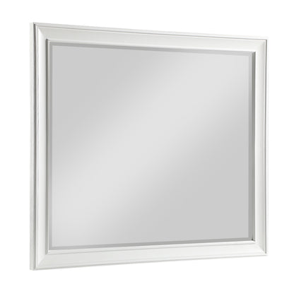 Homelegance Mackinac Dresser Mirror Bright White Finish 1454-6