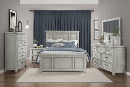 Homelegance Dresser Mirror Providence Light Gray Finish 1458-6