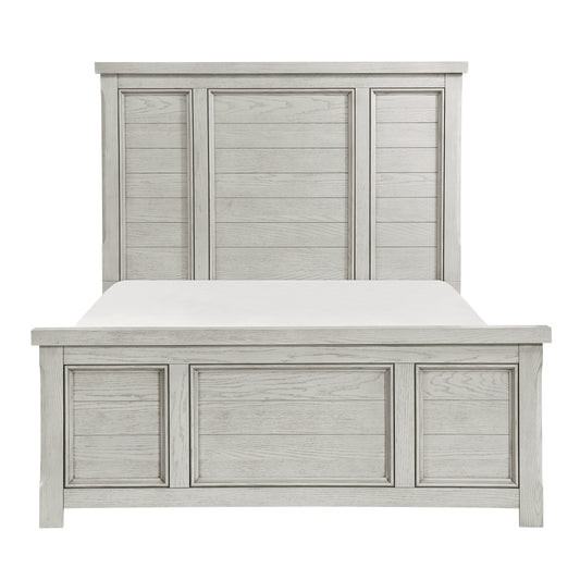 Homelegance Queen Bed Providence Light Gray Finish Elegant Design 1458-1