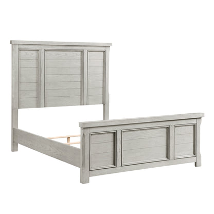 Homelegance Queen Bed Providence Light Gray Finish Elegant Design 1458-1