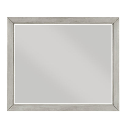 Homelegance Dresser Mirror Providence Light Gray Finish 1458-6