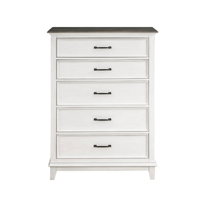Homelegance Chest Chesterton Dark Brown Antique White Finish 1463-9