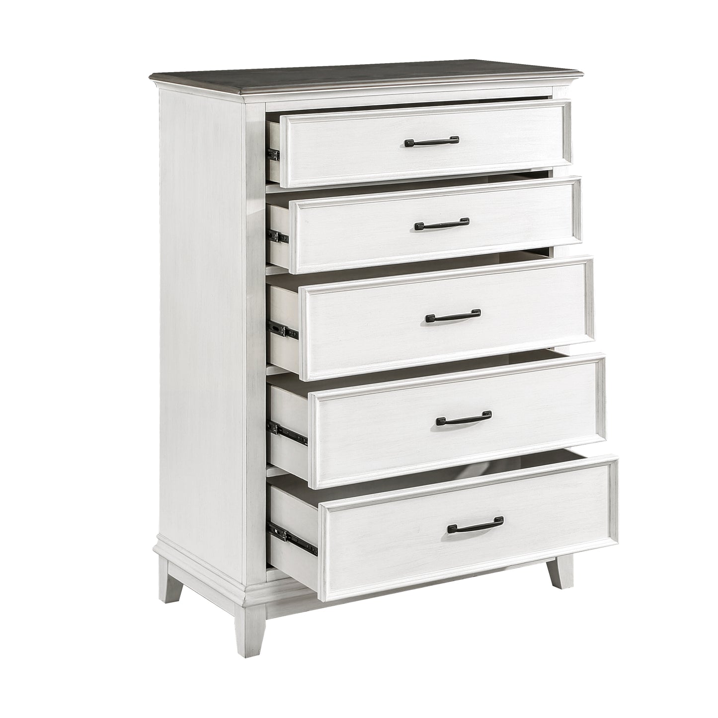 Homelegance Chest Chesterton Dark Brown Antique White Finish 1463-9