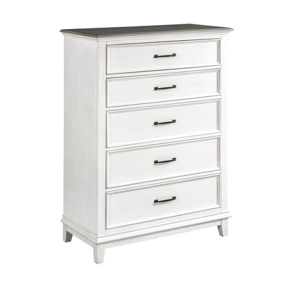 Homelegance Chest Chesterton Dark Brown Antique White Finish 1463-9