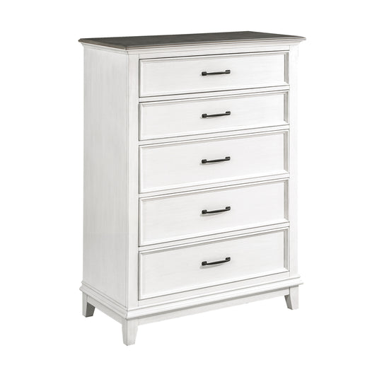 Homelegance Chest Chesterton Dark Brown Antique White Finish 1463-9