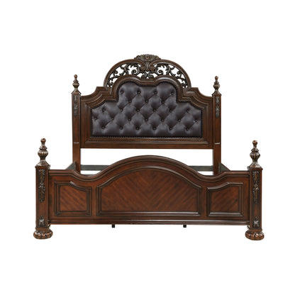 Homelegance Queen Bed Adelina Cherry Finish Timeless Elegance 1468-1