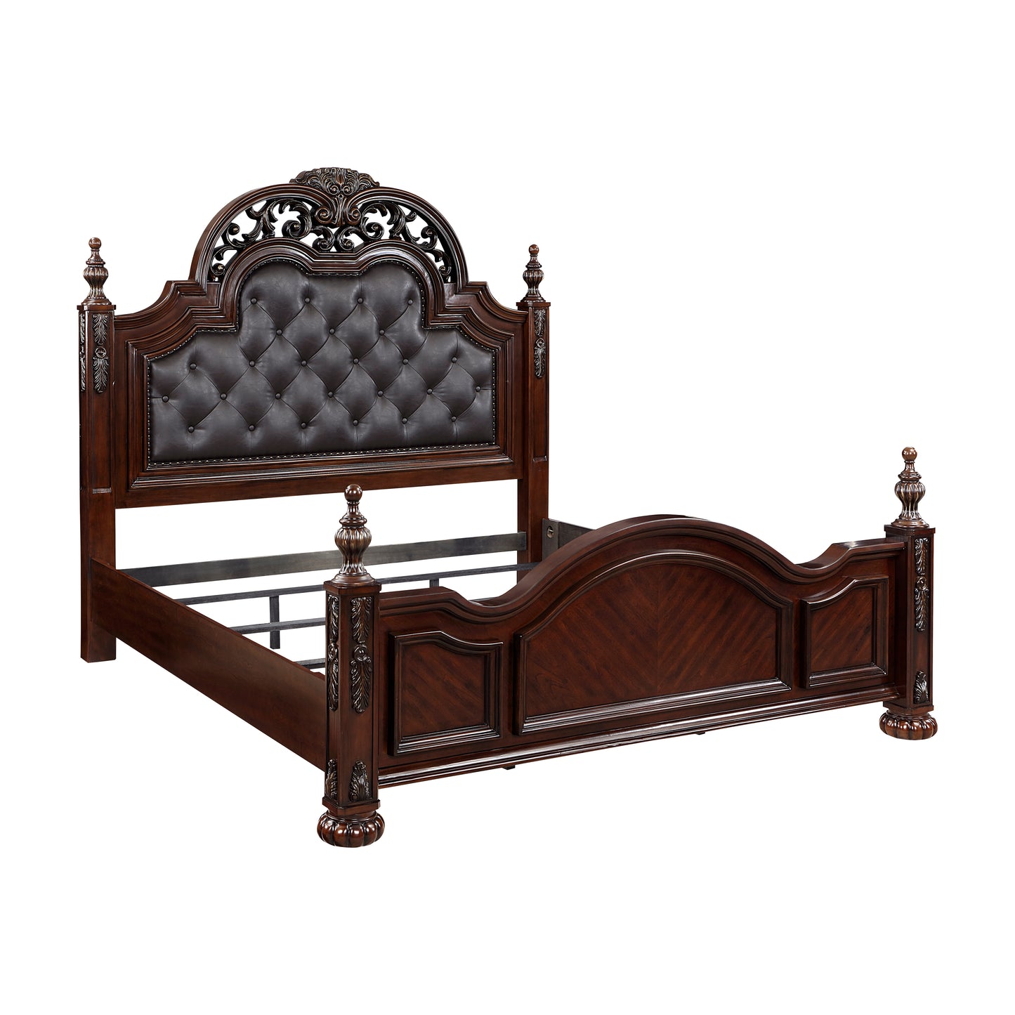 Homelegance Queen Bed Adelina Cherry Finish Timeless Elegance 1468-1