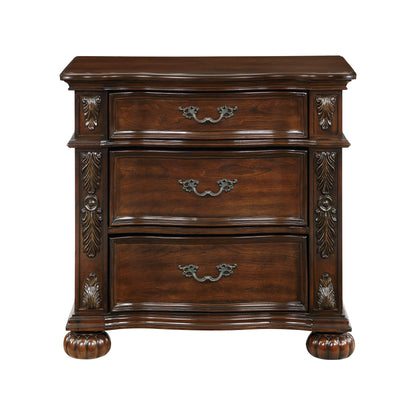 Homelegance Nightstand Adelina Cherry Finish 1468-4