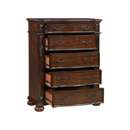 Homelegance Chest Adelina Cherry Finish Elegant Bedroom Storage 1468-9