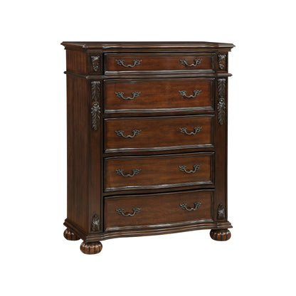 Homelegance Chest Adelina Cherry Finish Elegant Bedroom Storage 1468-9