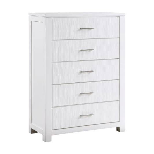 Homelegance Chest Prism White Finish Elegant Storage Solution 1486-9