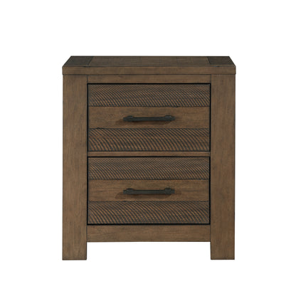 Homelegance Conway Nightstand Antique Brown Finish 1497-4
