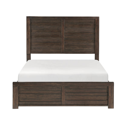 Homelegance Queen Bed Longview Dark Brown Finish 1498DB-1
