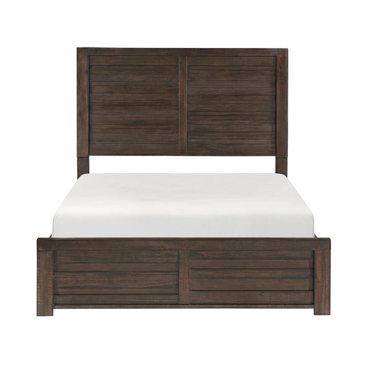 Homelegance Queen Bed Longview Dark Brown Finish 1498DB-1