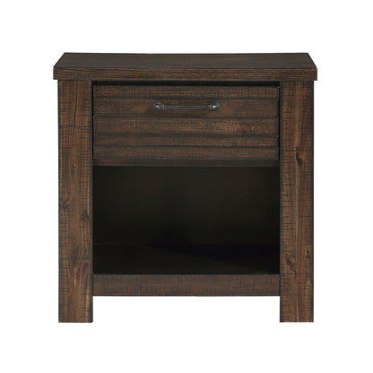Homelegance Nightstand Longview Dark Brown Finish 1498DB-4