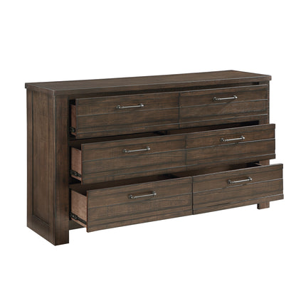 Homelegance Dresser Longview Dark Brown Finish 1498DB-5