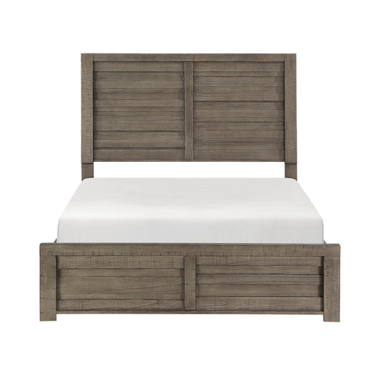 Homelegance Queen Bed Longview Gray Finish 1498GY-1