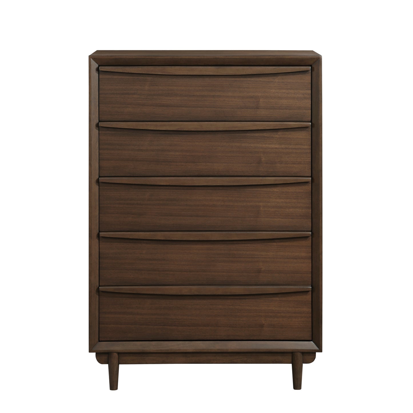 Homelegance Chest Walnut Astrid Mid-Century Modern Design 1501-9