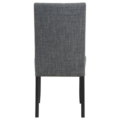 Barlow 6-piece Rectangular Dining Table Set Grey and Black