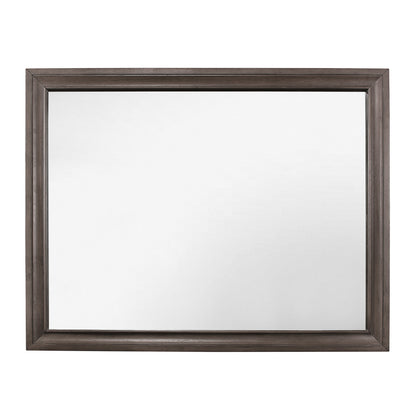 Homelegance Dresser Mirror Luster Gray Finish Elegant Bedroom Accent 1505-6