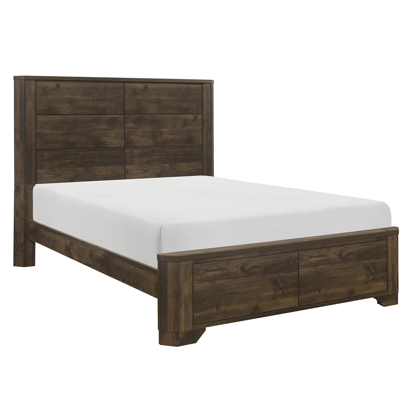Homelegance Queen Bed Jocelyn Rustic Brown 1509-1