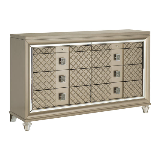 Homelegance Dresser in Antique Gray Light Assembly 1515-5
