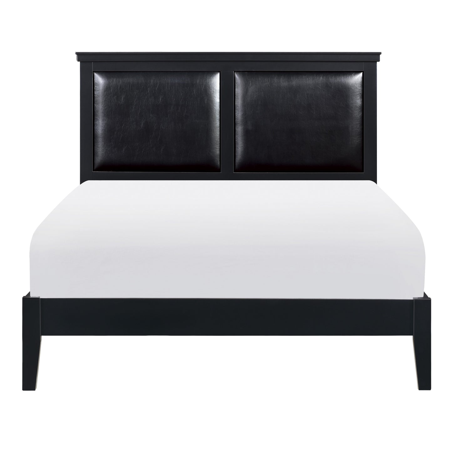 Homelegance Queen Bed Seabright Black Finish 1519BK-1