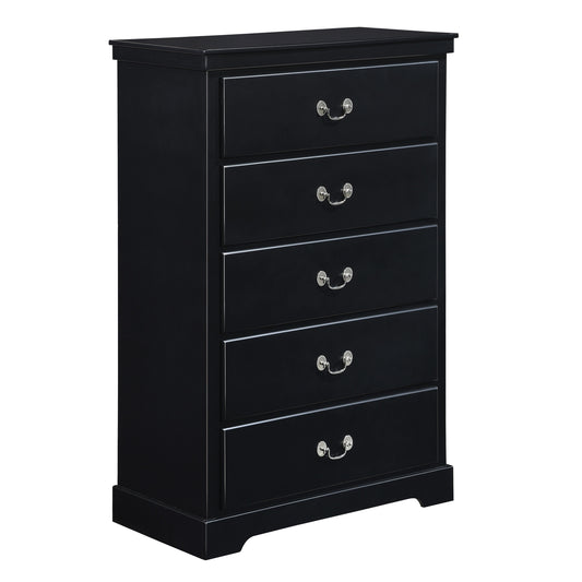 Homelegance Chest Seabright Black Finish Elegant Storage Solution 1519BK-9