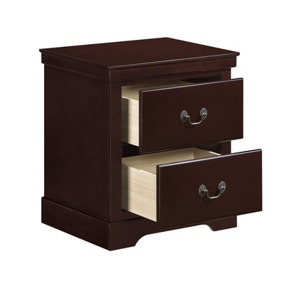 Homelegance Seabright Nightstand Cherry Finish Elegant Design 1519CH-4