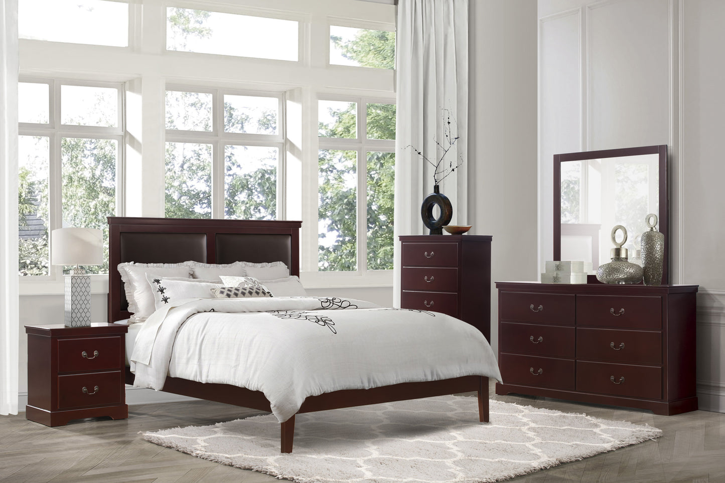 Homelegance Chest Seabright Cherry Finish Timeless Design 1519CH-9