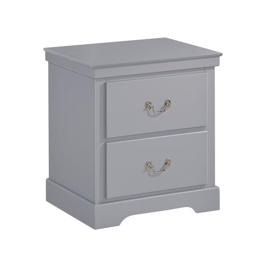 Homelegance Nightstand Seabright Gray Finish 1519GY-4