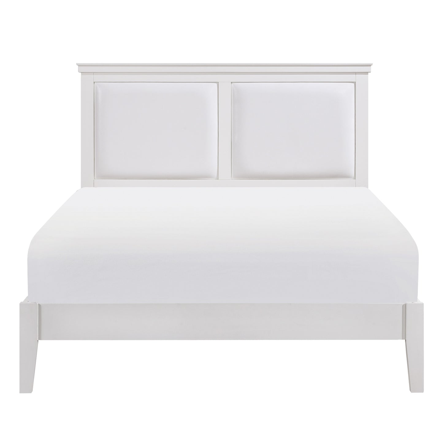 Homelegance Queen Bed Seabright White Finish 1519WH-1