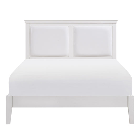 Homelegance Queen Bed Seabright White Finish 1519WH-1