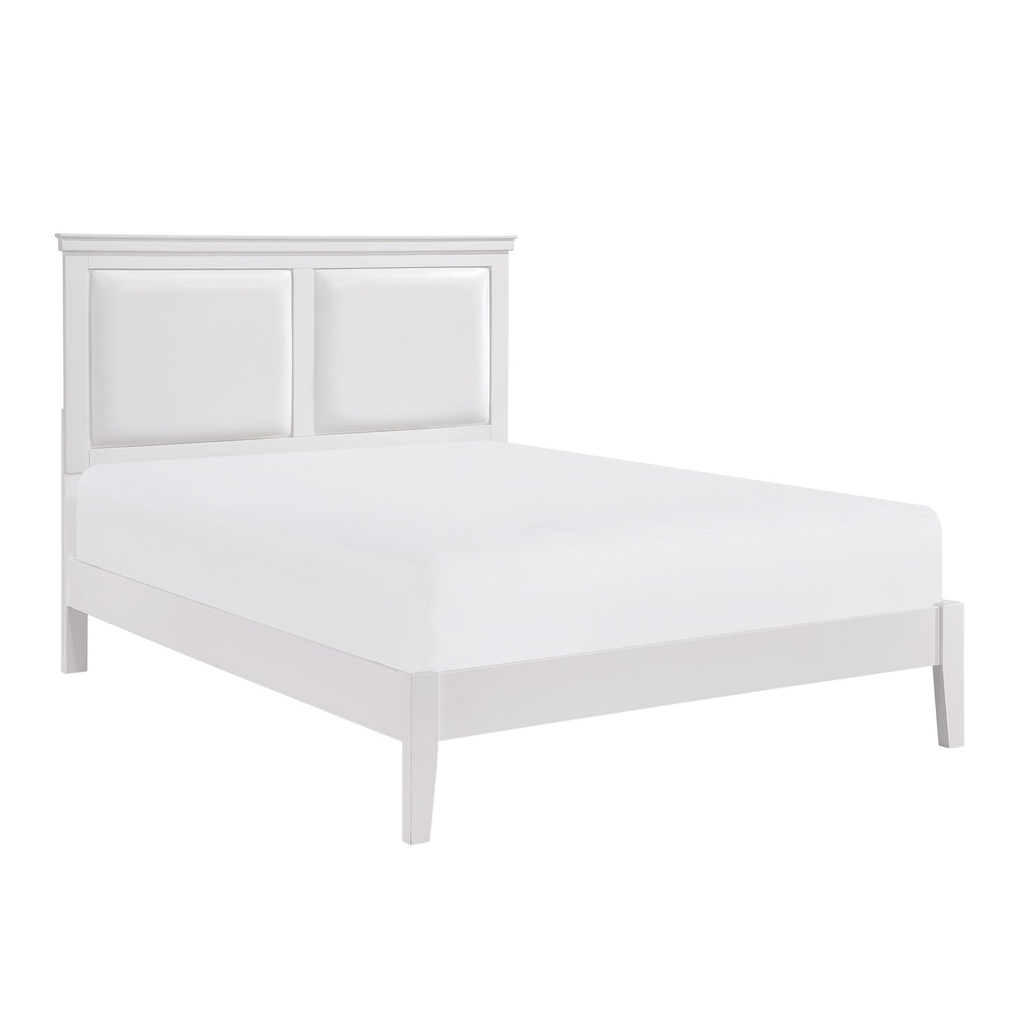 Homelegance Queen Bed Seabright White Finish 1519WH-1