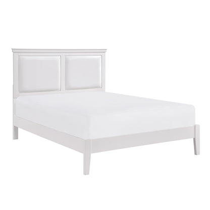 Homelegance Queen Bed Seabright White Finish 1519WH-1