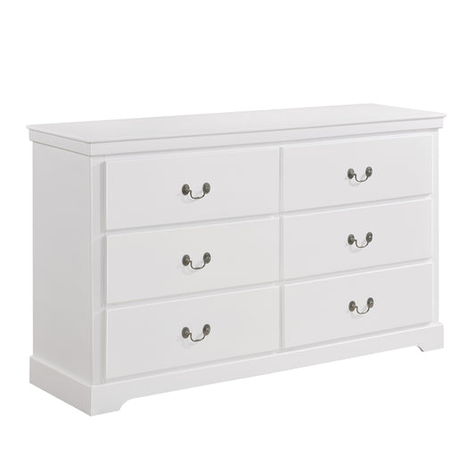 Homelegance Dresser Seabright White Finish Elegant Design 1519WH-5