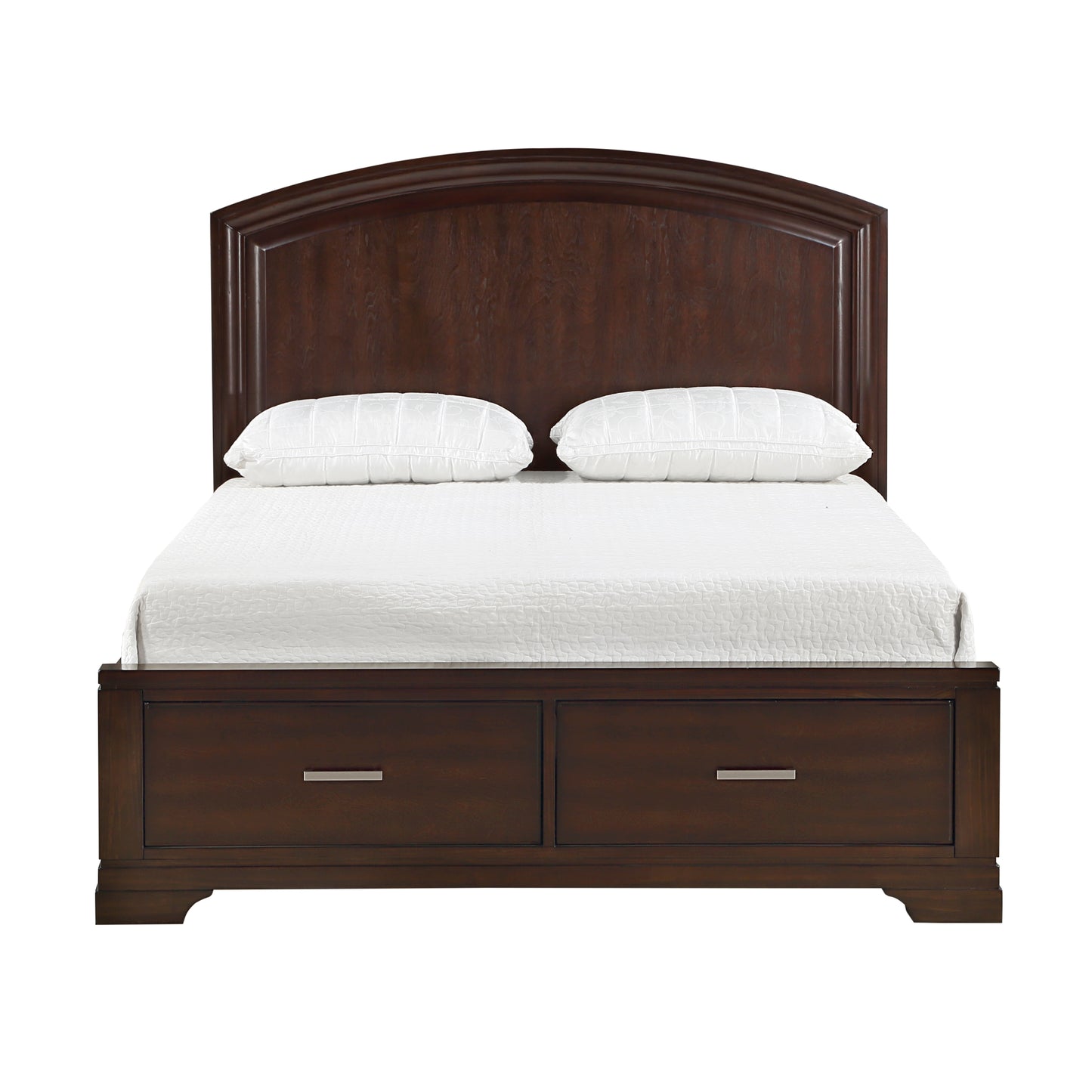 Homelegance Queen Bed Hudson Cherry Finish with Storage Drawers 1520CH-1
