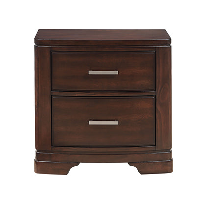 Homelegance Nightstand Hudson Cherry Finish Elegant Bedroom Storage 1520CH-4