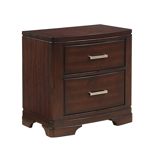 Homelegance Nightstand Hudson Cherry Finish Elegant Bedroom Storage 1520CH-4
