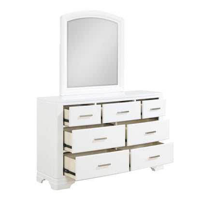 Homelegance Dresser Hudson White Finish Elegant Storage Solution 1520WH-5