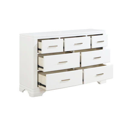 Homelegance Dresser Hudson White Finish Elegant Storage Solution 1520WH-5