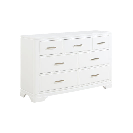 Homelegance Dresser Hudson White Finish Elegant Storage Solution 1520WH-5