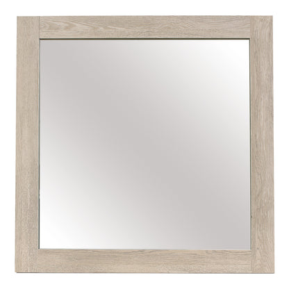 Homelegance Dresser Mirror Whiting Cream Finish Elegant Design 1524-6