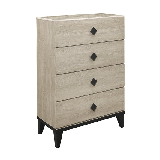 Homelegance Whiting Chest Cream Black Finish 1524-9