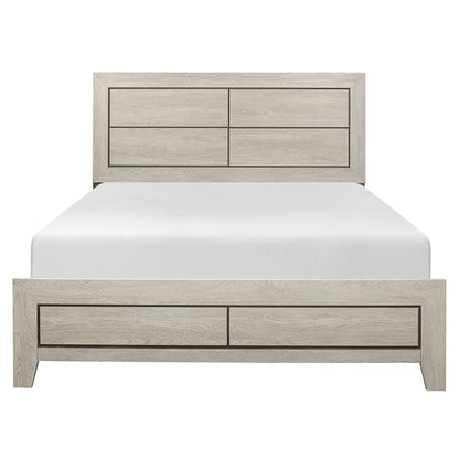 Homelegance Queen Bed Quinby Light Brown Finish 1525-1