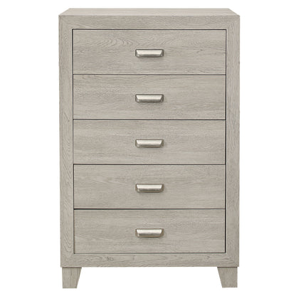 Homelegance Quinby Chest Light Brown Finish with Dovetail Drawers 1525-9