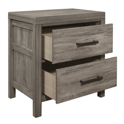 Homelegance Nightstand Bainbridge Gray Finish 1526-4