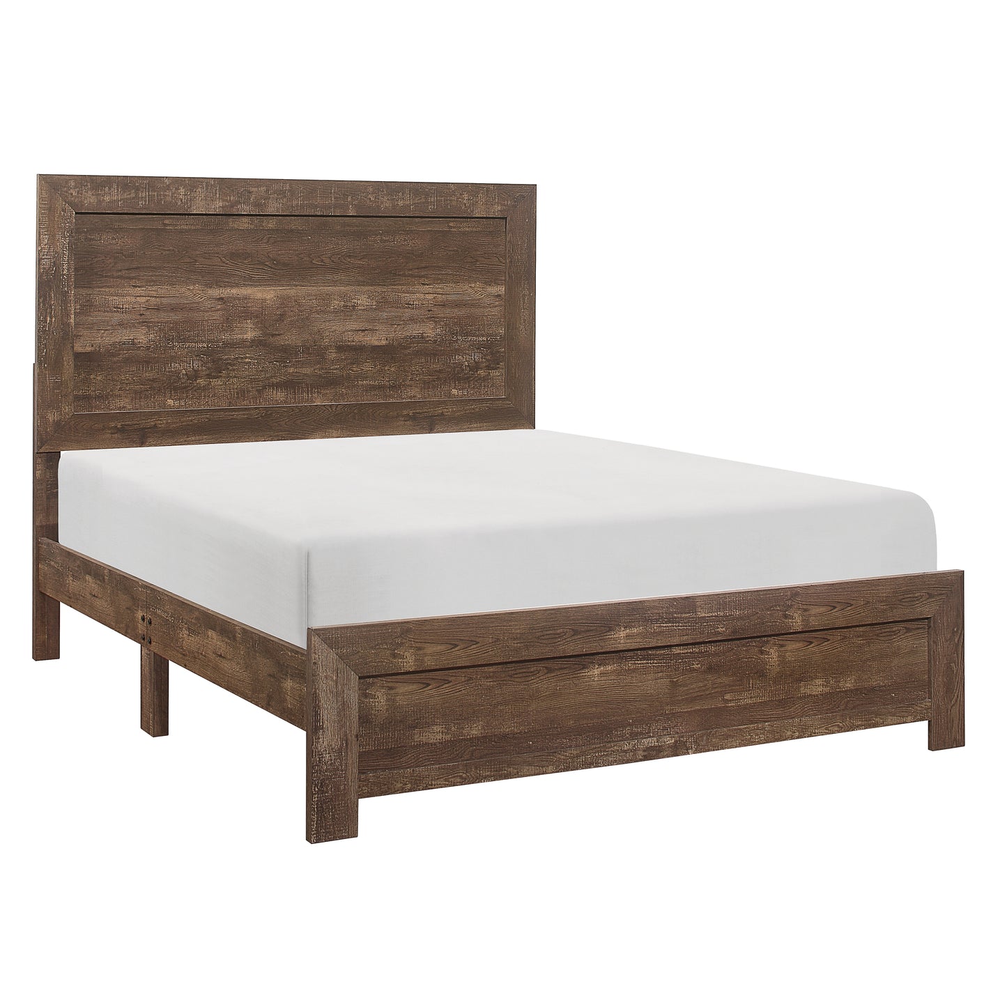 Homelegance Queen Bed Corbin Rustic Brown Finish 1534-1