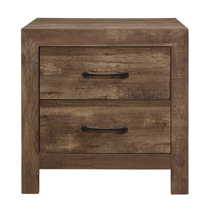Homelegance Nightstand Corbin Rustic Brown Finish 1534-4